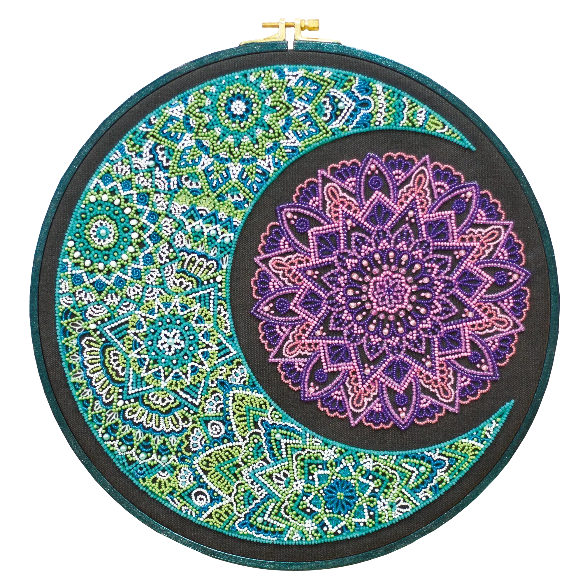 Origin of New Moon Bead Embroidery Kit by Abris Art AB-710