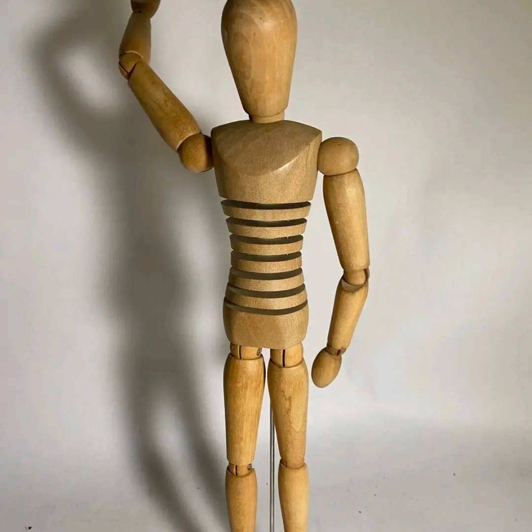 Prima 12" Wood Sliced Chest Human Mannequin - Perfect Addition to Any Artist's Collection - Decor Artistic Ornaments
