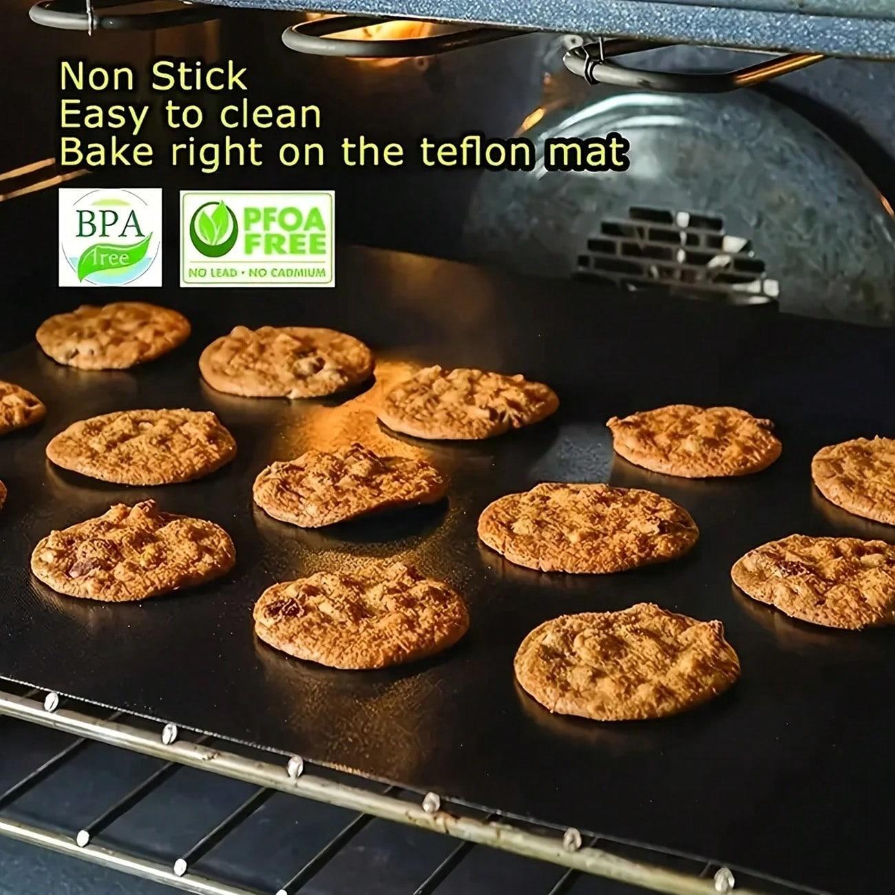 TAIMASI 2pcs, Oven Mat, Non Stick Oven Liners For Bottom Of Electric Oven, Thick Heavy Duty Oven Liners For Bottom Of Oven, Reusable Oven Mat, Oven Liner For Electric Gas Grill, Party Favors, BBQ Accessories Vacation Essential