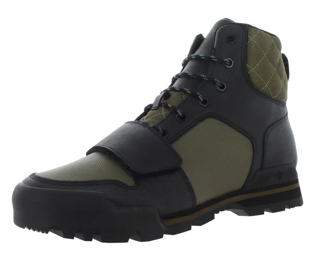 Creative Recreation Scotto Men's Walking Shoes - Sports Sneakers, Size 7, Olive/Black Color