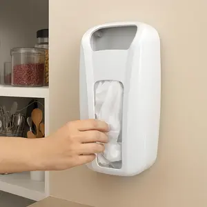 KICHLY Plastic Bag Organizer Wall Mount | Durable Storage Saver for Grocery, Shopping & Trash Bags