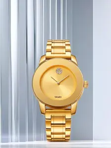 Women's watch with stainless steel strap, waterproof  watch, holiday gift, simple and versatile street style quartz silver for men