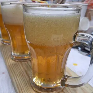 Handcrafted Glass Beer Mug Candle with Comfortable Handle and Unique Design for Home or Party or Gift