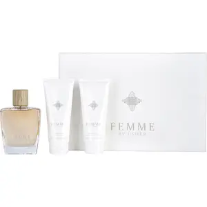 Usher Femme Set-Eau De Parfum Spray 3.4 Oz & Body Lotion 3.4 Oz & Shower Gel 3.4 Oz For Women