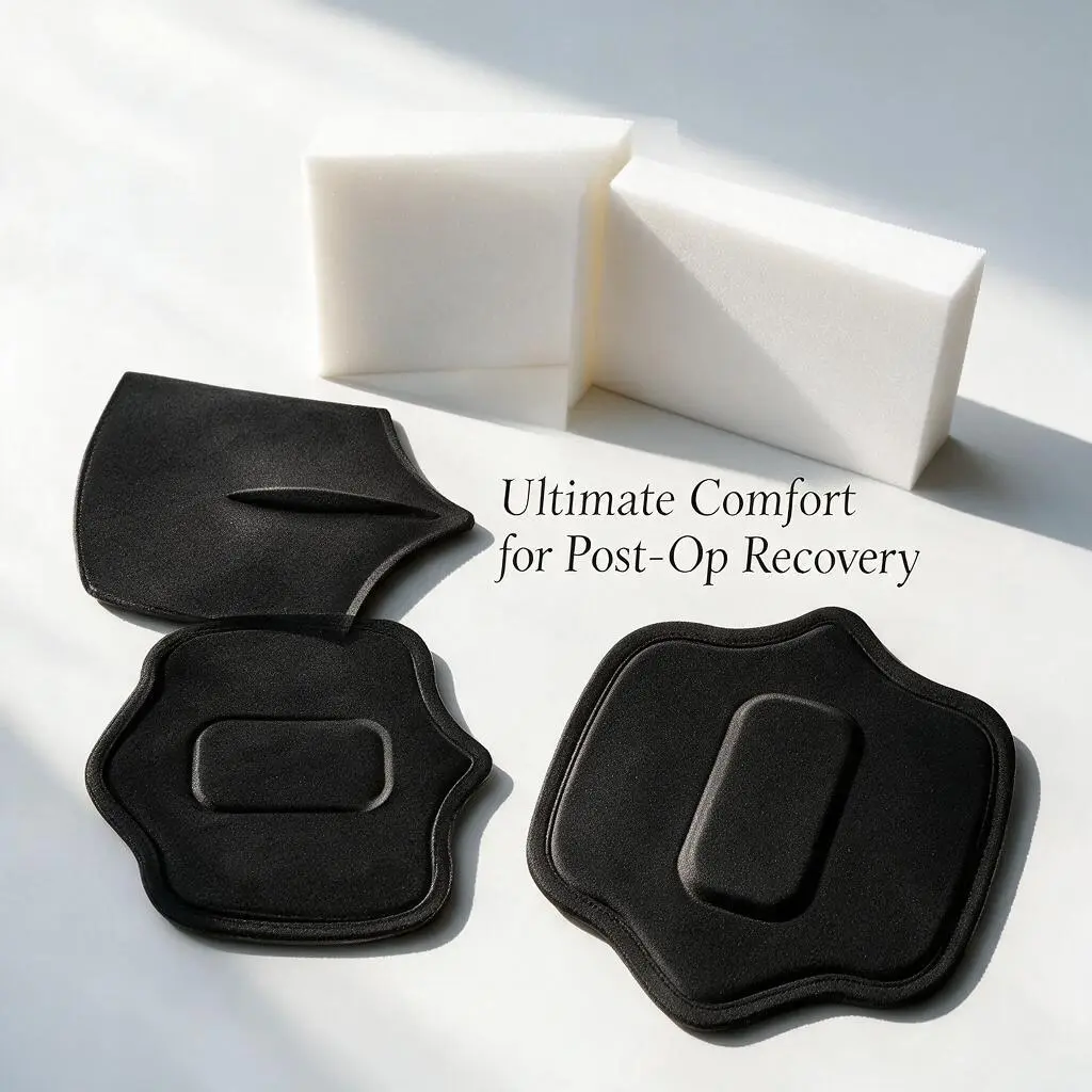 NRPC High-Density Contoured Foam Pads Set, Ergonomic Body Sculpting Tool for Post-Op Compression Shapewear, Abdominal Board & Fasciotomic Recovery Impact Protection Gear (Sports & Outdoor Protective Accessory)Lipo Foam Board