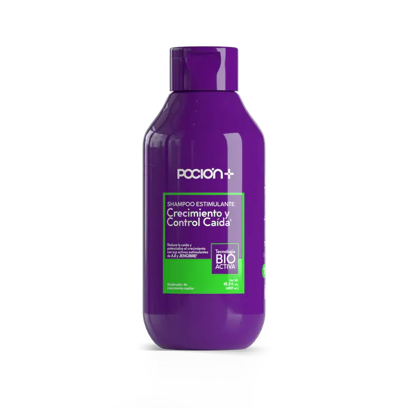 La Pocion Shampoo Crecimiento y Control Caida - Helps with Hair Growth and Care 450 ml