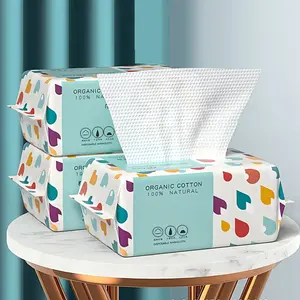 Disposable Face Towels,1/2/4Packs Face Towelettes for Washing & Drying, Lightweight Soft Dry Wipes Facial Tissue for Travel, Camping, Home Hand Wipes and Other Outdoor Activities Use, Napkin,Korean Facial Cleansing Cloths, Soft Thick Tissues