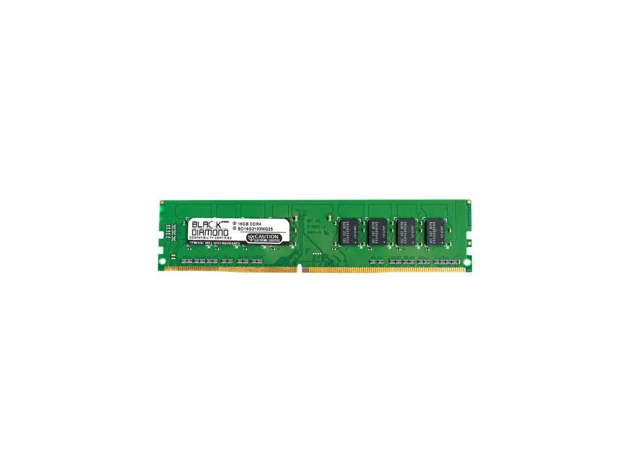 Black Diamond Memory 16GB 288-Pin PC RAM DDR4 2133 (PC4 17000) Desktop Memory Model BD16G2133MQ25