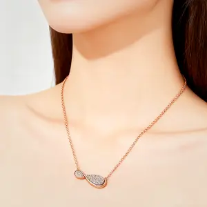 ∞ Infinity Crystal Necklace  Love Energy Jewelry for Her