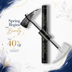 DREAMYBOND 2-in-1 Bond & Seal  [Black Glue + White Glue + Remover] Waterproof Glue for Lash Clusters Strong Hold Long-Lasting Hypoallergenic Lash Glue for Sensitive Eyes Beginner-Friendly DIY Lash Extension tiktokshopspringglowup
