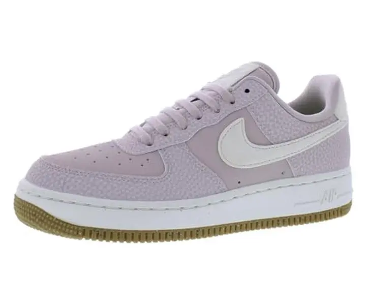 Nike WMNS Air Force 1 '07 Shoes, Light Bone/Platinum Violet/Gum Light Brown, Size 6