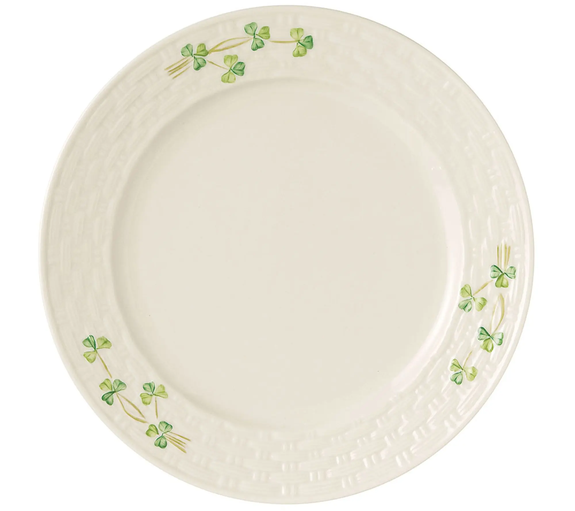 Belleek Classic Shamrock Dinner Plate Belleek Classic Shamrock Dinner Plate