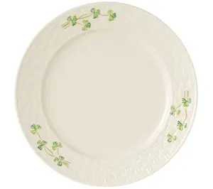 Belleek Classic Shamrock Dinner Plate