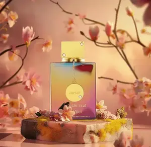 ARMAR Club de Nuit Untold Eau de Parfum - 3.6 Perfume with Unique Yellow Pendant Design and Colorful Packaging