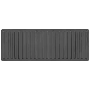 BDK Rubber Truck Bed Tailgate Mat for Pickup Trucks 60"x19.5" - Heavy Duty Universal Trim-to-Fit Tailgate Pad Protector, Extra Thick 1/2 Inch Waterproof Non-Slip Durable Polymerized PVC, Black