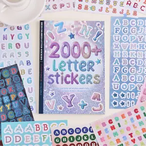 2000+ Pcs Alphabet Sticker for Journaling,Fun & Colorful Craft Letter Stickers for Junk Journal, Scrapbooking Supplies, Ideal DIY Decorative Gift for Women Teen Girls