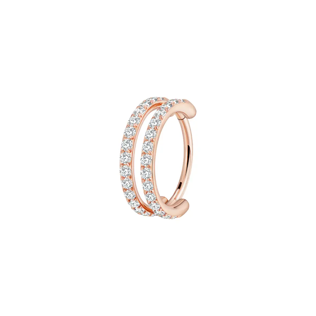 Clear/Rose Gold