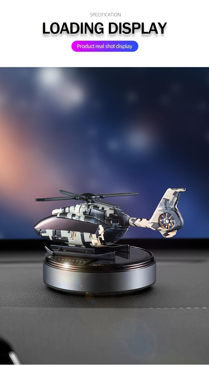 Helicopter Shaped Car Air Fresheners,Rotating Solar Powered Car Freshener, SolarHelicopter Car Aromatherapy, Car InteriorDashboard Decoration, Car Interior Decor,Universal Car Interior Decoration AccessoriesCar Accessories Car Fragrance Diffuser