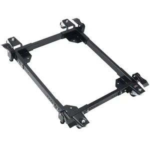 VEVOR Mobile Base, 1500 lbs Capacity, Adjustable from 20" x 24.5" to 28" x 33.5", Heavy Duty Universal Mobile Base Stand with 4 Swivel Wheels, for Woodworking Equipment, Bandsaw, Power Tool, Machine