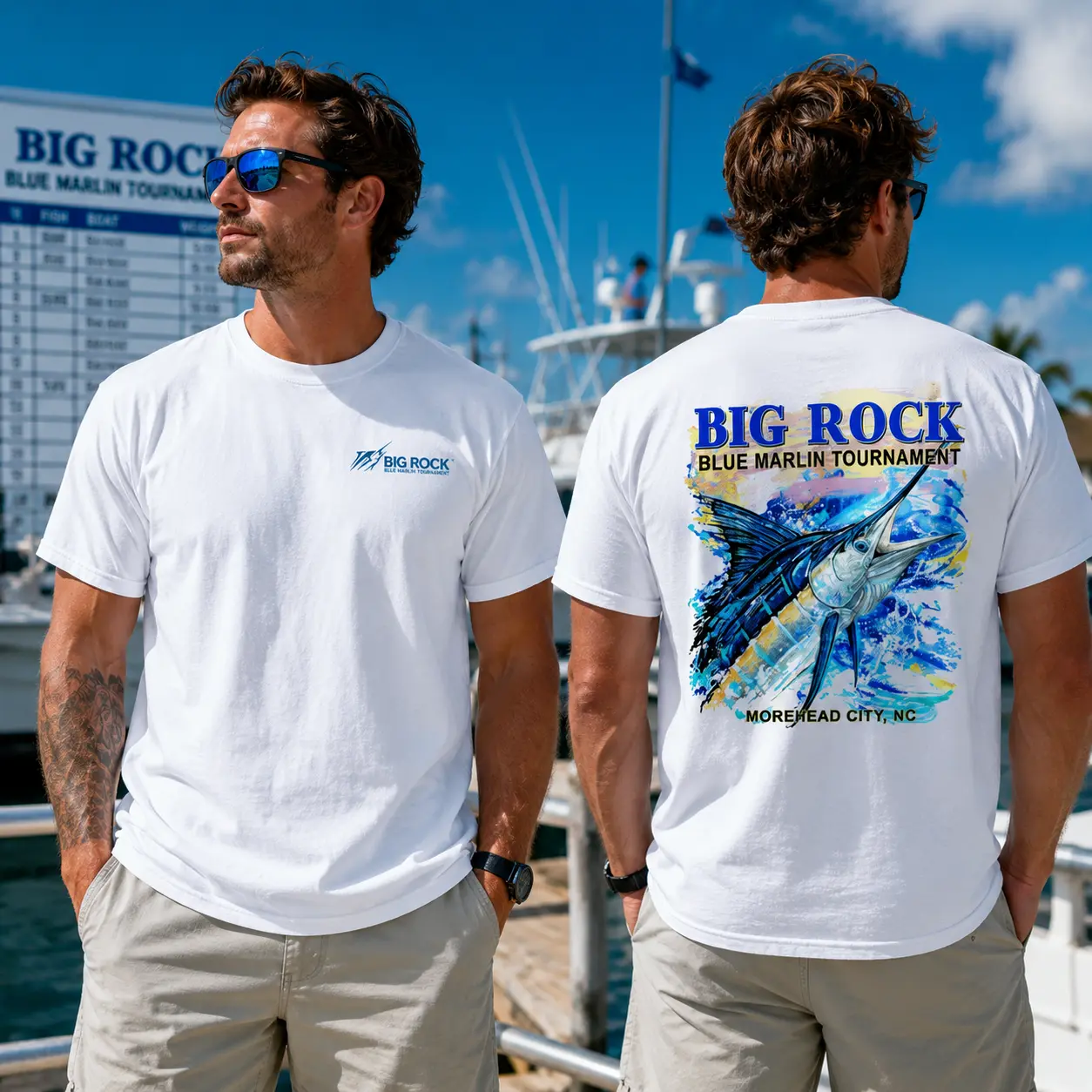 Big Rock Blue Marlin Tournament T-Shirt, Morehead City NC Fishing Tee, Offshore Marlin Tournament Shirt, Sportfishing Graphic Tee, Angler Gift