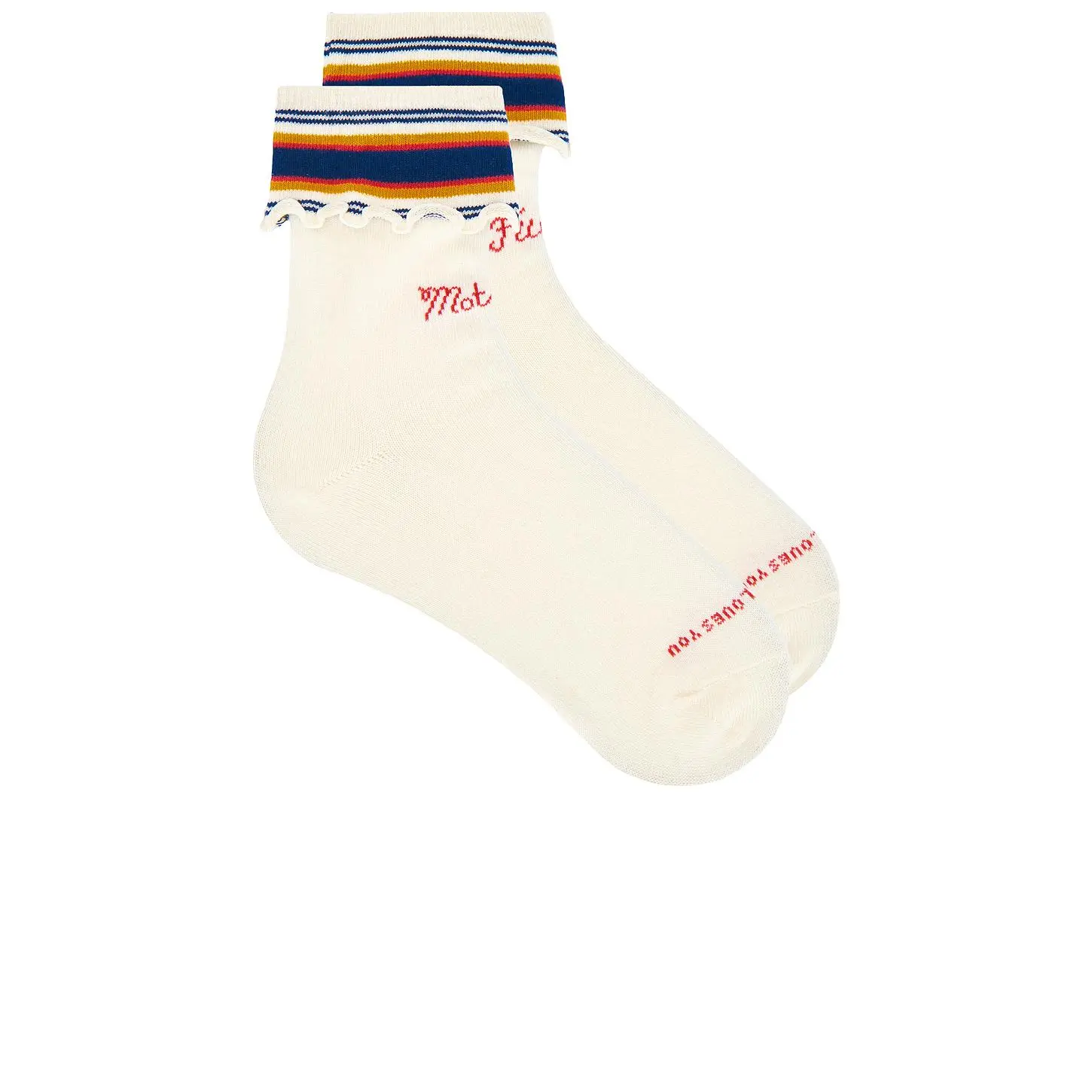 MOTHER The Fold Please Socks in In The Lines