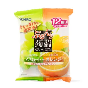Orihiro Muscat and Orange Konjac Jelly 12pcs 240 g