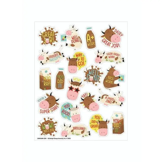 Brown Cows Scented Stickers