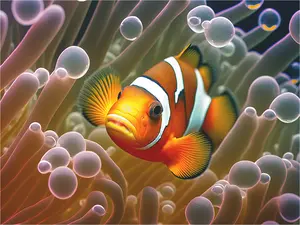 Clowning Around (66 Piece Mini Ocean Wooden Jigsaw Puzzle)