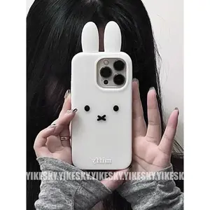 3D Miffy IPhone 15promax Phone Case IPhone 14 13 Kawaii Cartoon 12 11 14pro Protect Cover 16 Exquisite Decorate Birthday Gift iphone 17promax/16plus