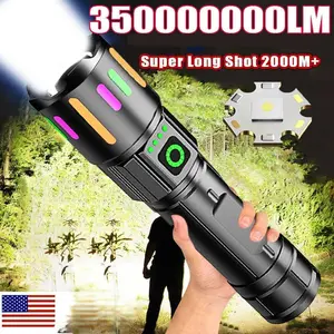 350000000 LM Super Bright LED Tactical Flashlight Rechargeable LED Work Light 350000000 LM Super Bright LED Tactical Flashlight Rechargeable LED Work Light