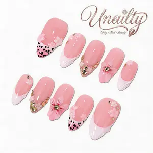 Unailty | Spring Collection | Professional Salon-Quality Handmade Press-On Nails | High-Strength & Durable | Reusable