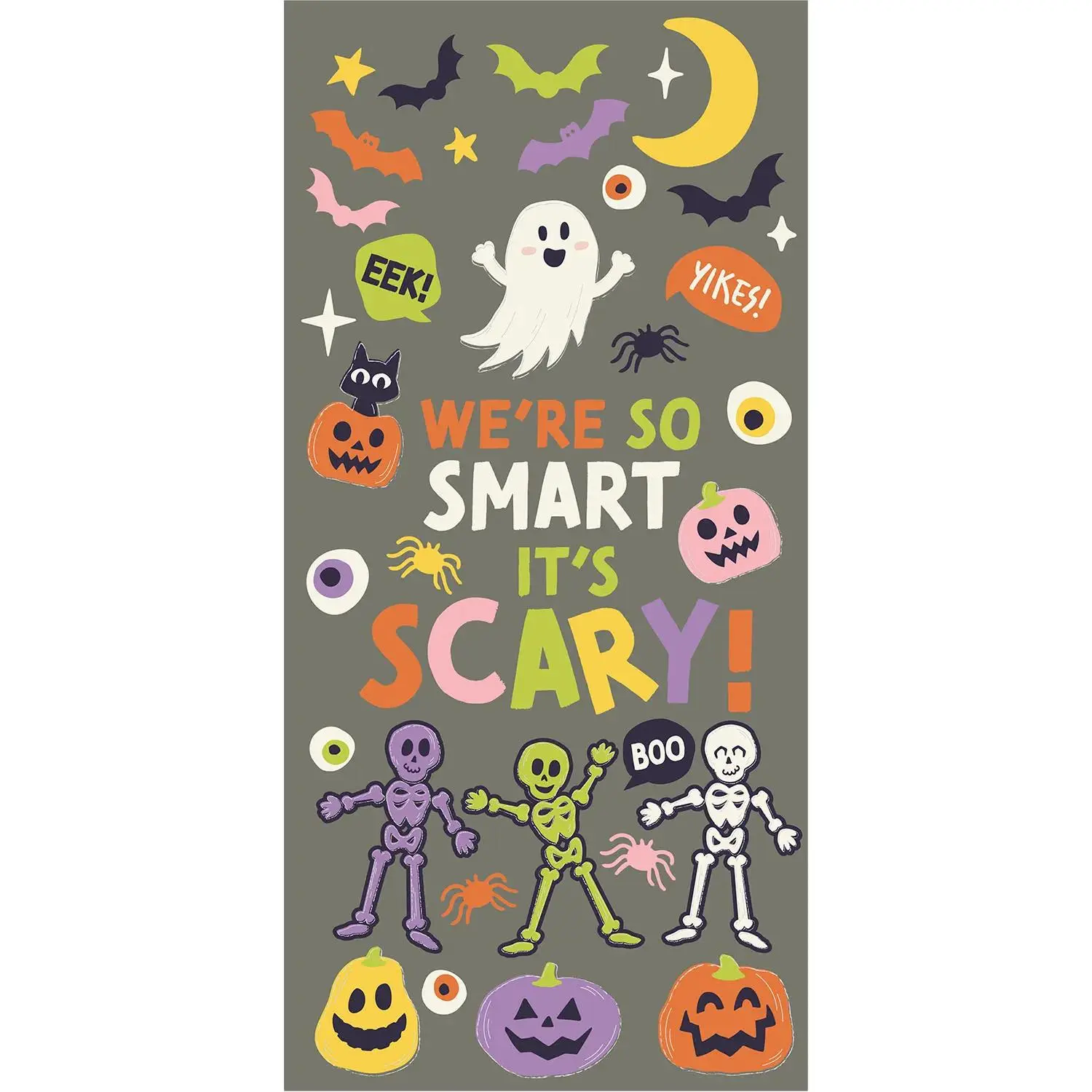 Halloween Frightfully Fun Classroom Door Decorating Kit – 5 pcs