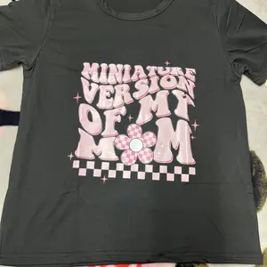 Toddler Girl's Graphic Round Neck Letter Print Tee, Casual Fashion Drop Shoulder Half Sleeve T-shirt for Daily Outdoor Wear, Kids Clothing for Summer, Cute Clothes, Children Tops, Funny Graphic Tee, Graphic Tshirts, Cute Basic Tee, Cool Graphic Tee