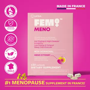 UPSA FEM MENO Non-Hormonal Menopause Support – Clinically Proven Pollen Extract for Hot Flashes, Night Sweats & Irritability