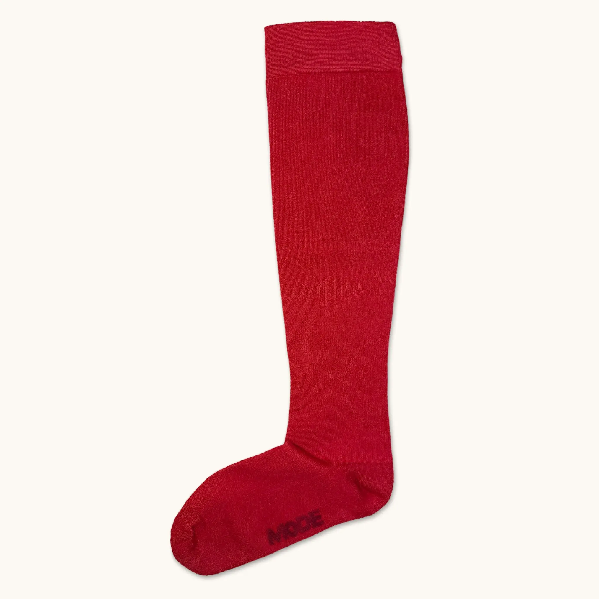 Red Knee-High Compression Socks