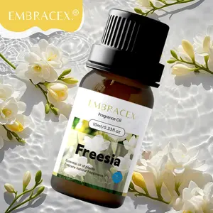 10ML Freesia Essential Oil, Fragrance Oil for Humidifiers & Diffusers, Air Freshener for Home & Body Care, Fitness