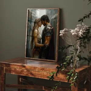 [Sale up to 50%] Aphrodite and Ares, Special Piece to Bring in Love, Greek Mythology Wall Art, Mythology Lovers, Goddess Aphrodite Poster, God Ares Wall A (NO FRAME)