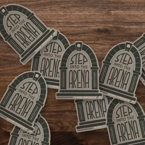 Step Into The Arena Sticker