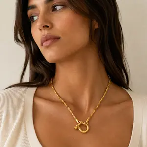 Solenne Lock Necklace