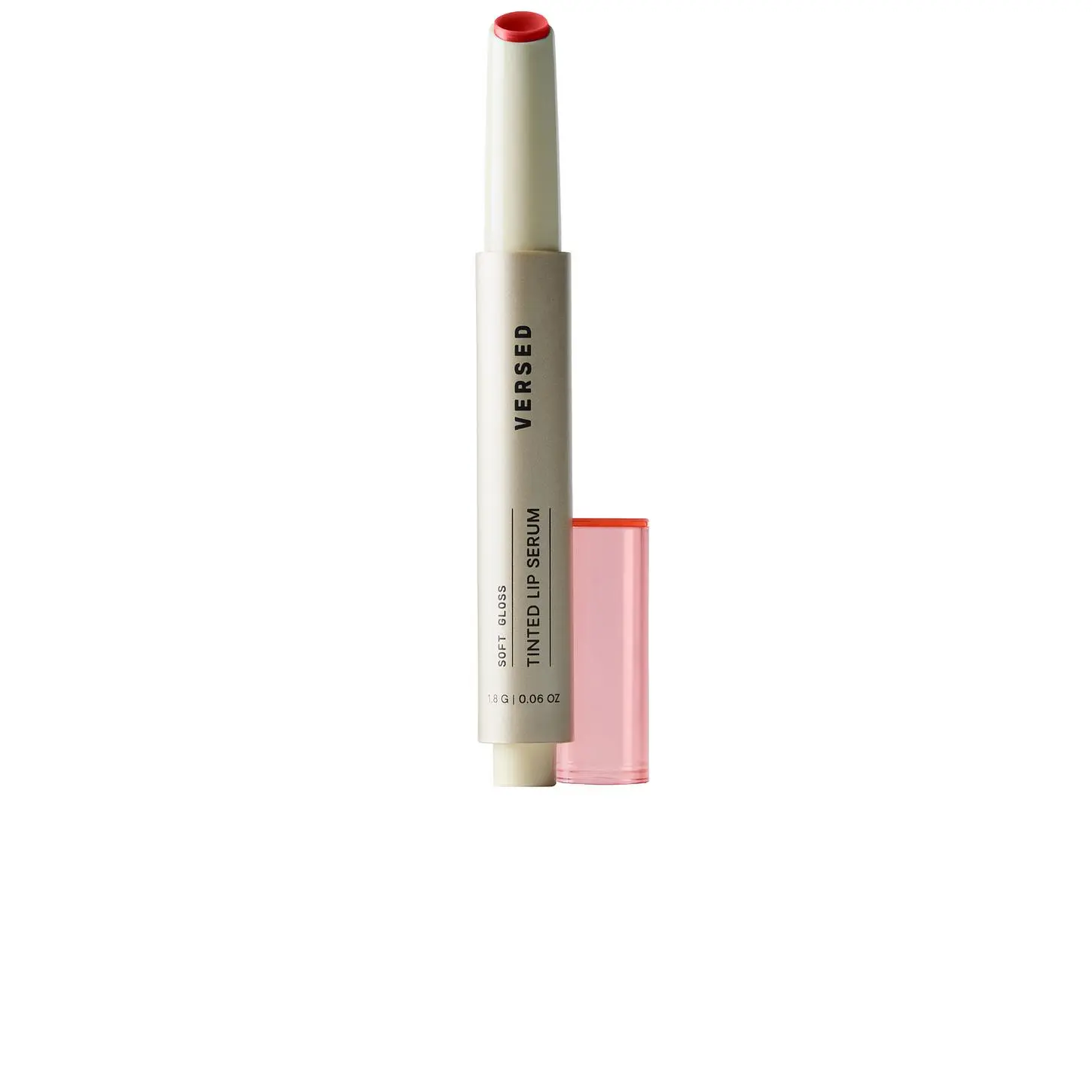 VERSED Soft Gloss Tinted Lip Serum in Flamingo