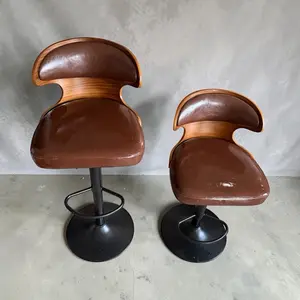 Gold Star Bar Stools, Contemporary Home Decor Indoor Furniture for Home Bar Use