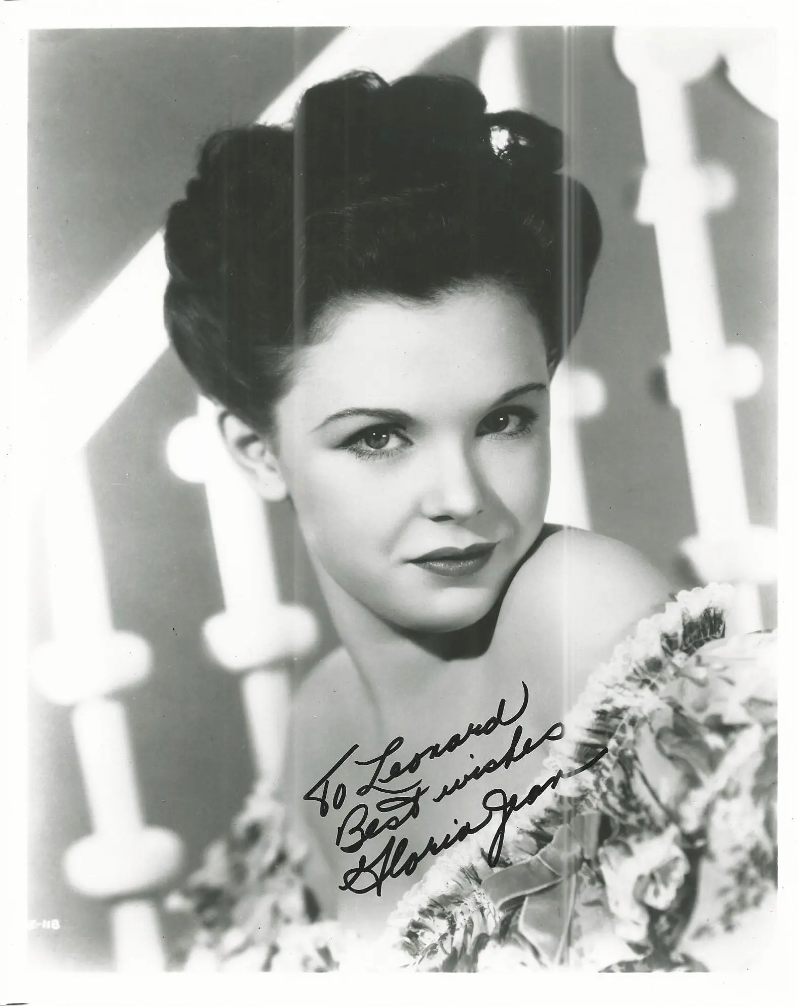 Gloria Jean Signed Photo