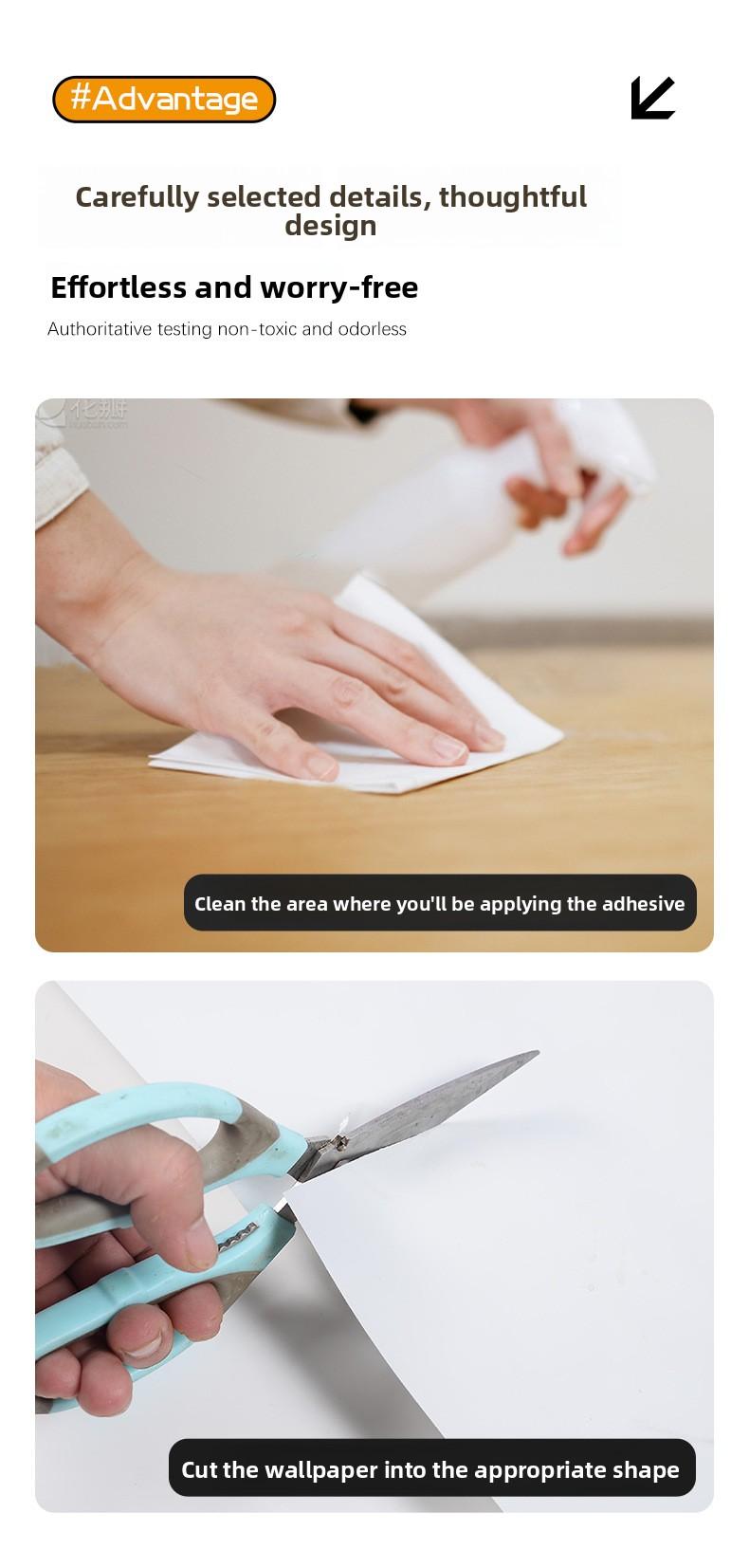 Marble Peel and Stick Countertop Contact Paper, Self-Adhesive Waterproof Oil-Proof Kitchen Cabinet Sticker, Heat Resistant Thickened PET Wallpaper for Furniture, Door, Renovation