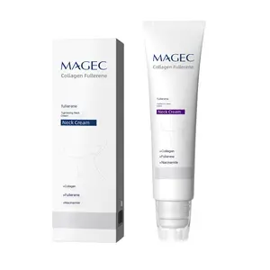 Neck Firming Cream,Five Rollers for All Around Massage,Collagen Neck Cream,Reduces Wrinkles and Double Chin,Relieves Edema,Suitable for Wrinkled Skin,with Hyaluronic Acid,VitaminC+E