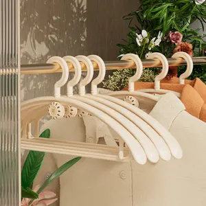 Vlsrka 20pcs Plastic Aromatherapy Hanger, Heavy Duty with Non-slip Hook, Wide Shoulder Design for Suit, Shirt, Sweater, Dress, Pants - Space Saving, Durable Hanger, Clothes Rack