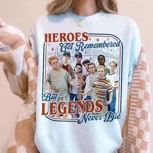 Heroes Get Remembered But Legends Never Die Comfort Colors Shirt