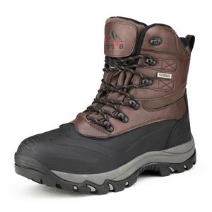 NORTIV8 Men's Waterproof Insulated Winter Footwear - Snow Boots with Rubber Sole, 3M Thinsulate for Warmth and Comfort