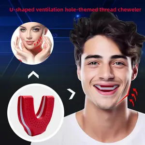 U-shaped second-generation silicone chewer, jaw training muscle ball, facial masseter trainer, face exercise equipment