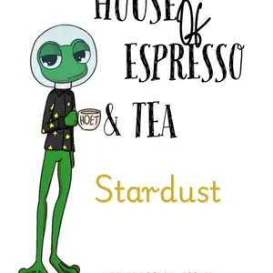 House of Espresso & Tea - StarDust Whole Coffee Beans in Snickerdoodle Cookie Flavor 100% Arabica Roasted in the US - Beverage