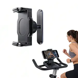 Magnet Mobile Phone Holder for Gym Fitness Equipment Motorcycle Fuel Tank Kitchen Bathroom Outdoor Phone Stand Dual 360° Rotation Tripod Ready